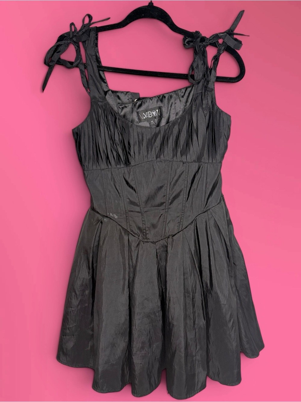 Dollskill - Widow - Black - Fit-and-Flare Dress - M